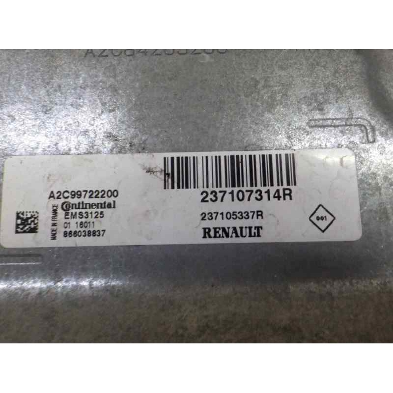 Recambio de centralita motor uce para dacia sandero 1.2 16v cat referencia OEM IAM 237107314R 237107314R A2C99722200