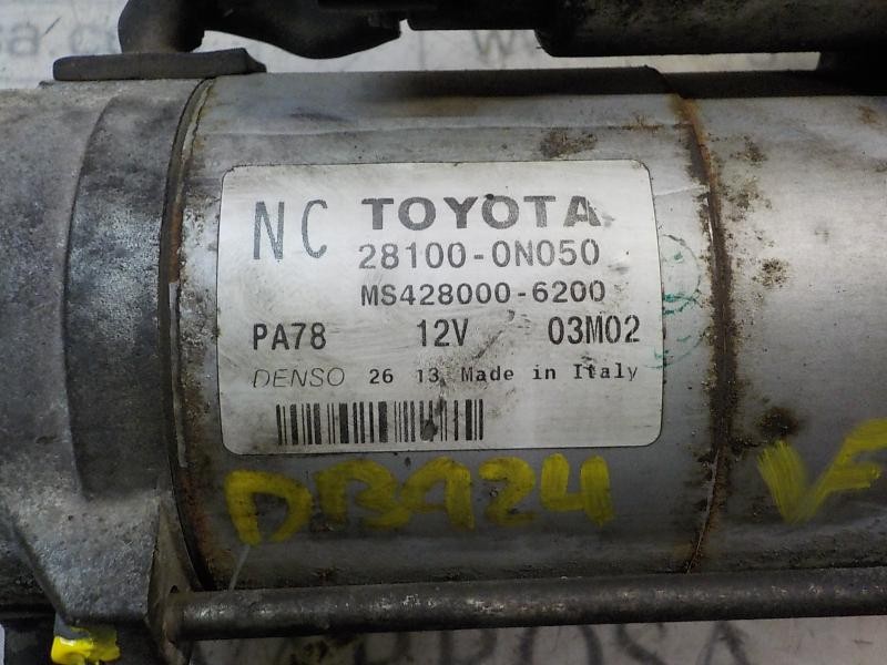 Recambio de motor arranque para toyota auris 1.4 turbodiesel cat referencia OEM IAM   
