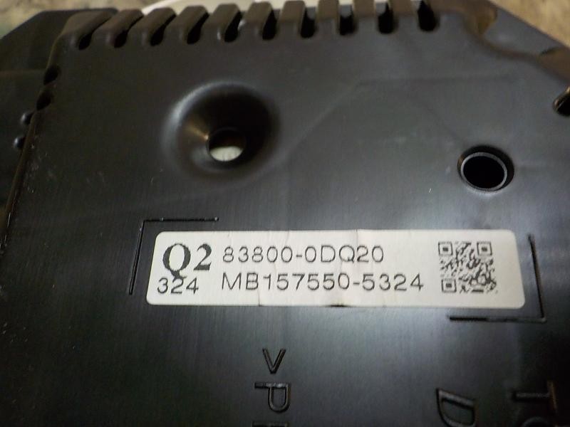 Recambio de cuadro instrumentos para toyota yaris 1.4 turbodiesel cat referencia OEM IAM 838000DQ20 838000DQ20 