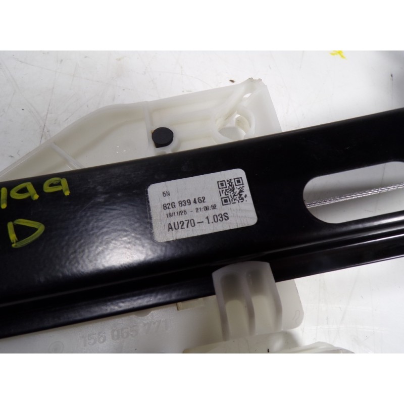 Recambio de elevalunas trasero derecho para audi a1 sportback (gba) 1.0 tfsi referencia OEM IAM 82G839462 82G839462 