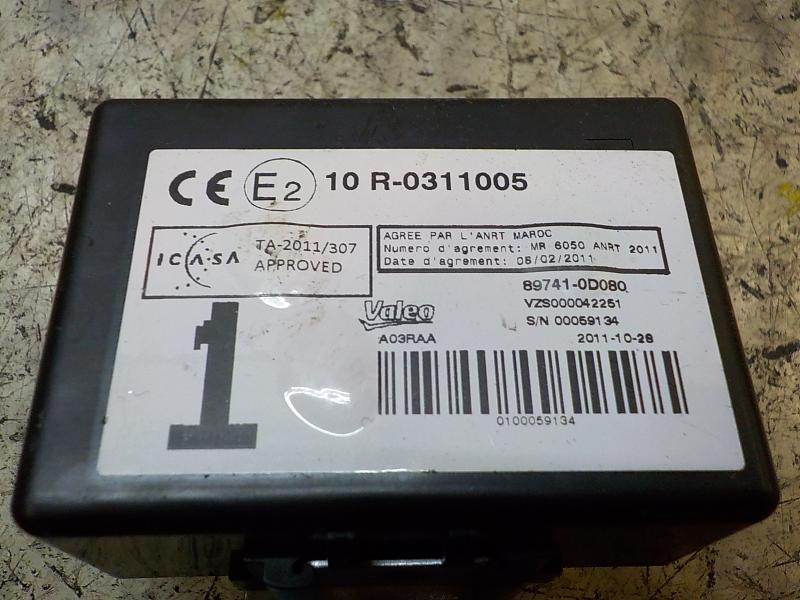 Recambio de modulo electronico para toyota yaris 1.4 turbodiesel cat referencia OEM IAM 897410D080 897410D080 