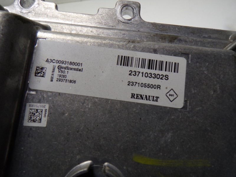 Recambio de centralita motor uce para renault clio iv 0.9 tce referencia OEM IAM 237103302S 237105500R 