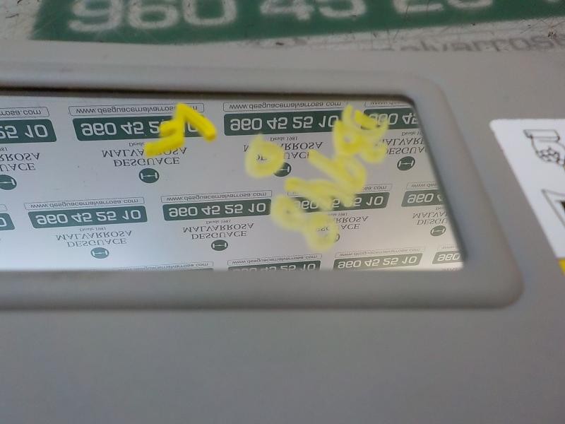 Recambio de parasol derecho para dacia sandero 1.2 16v cat referencia OEM IAM 964001213R  