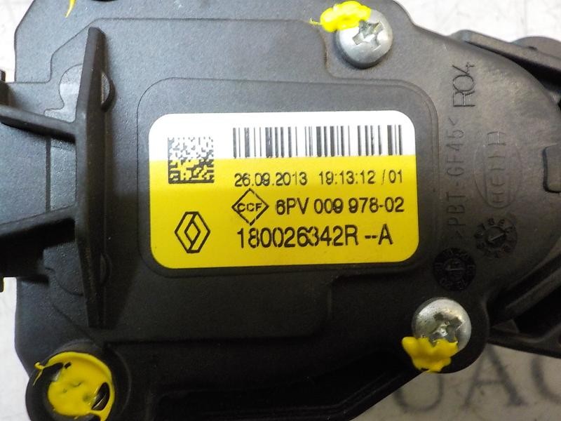 Recambio de potenciometro pedal para dacia sandero 1.2 16v cat referencia OEM IAM 180026342R 180026342R 6PV00997802