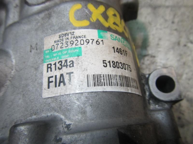 Recambio de compresor aire acondicionado para fiat linea (110) dynamic referencia OEM IAM 71724084 51803075 07239209761