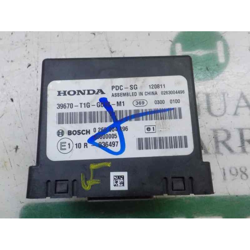 Recambio de modulo electronico para honda cr-v 2.2 dtec cat referencia OEM IAM 39670T1GG01 39670T1GG010M1 0263004496