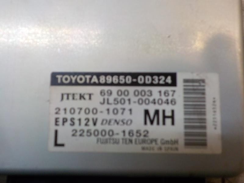 Recambio de modulo electronico para toyota yaris 1.4 turbodiesel cat referencia OEM IAM 896500D324 896500D324 2250001652