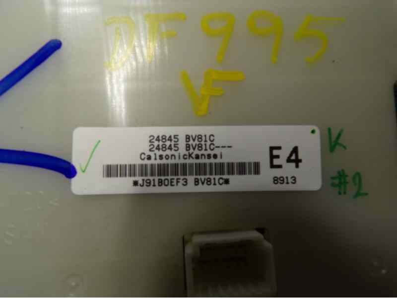 Recambio de mando climatizador para nissan juke (f15) 1.6 16v cat referencia OEM IAM 24845BV81C 24845BV81 