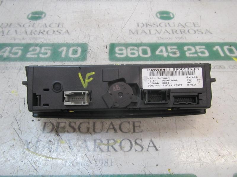 Recambio de mando climatizador para bmw serie 1 berlina (e81/e87) 120d referencia OEM IAM 64119199259 6411695853601 