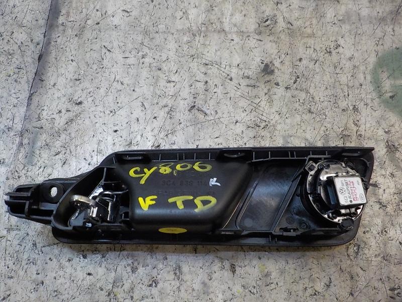 Recambio de maneta interior trasera derecha para volkswagen passat berlina (3c2) 2.0 tdi referencia OEM IAM 3C4839114QTDZ  