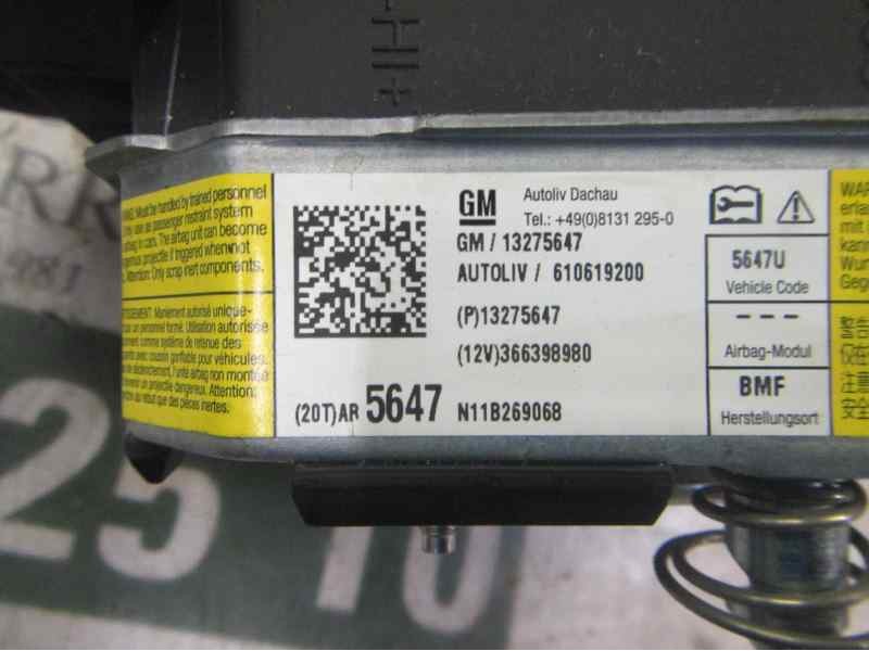 Recambio de airbag delantero izquierdo para opel insignia berlina edition referencia OEM IAM 13275647  