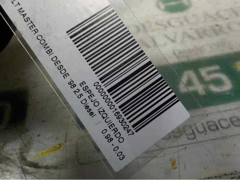 Recambio de espejo izquierdo para renault master combi desde ´98 2.5 diesel referencia OEM IAM   