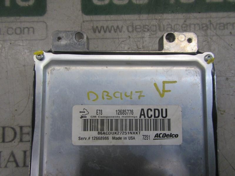 Recambio de centralita motor uce para opel mokka x selective start/stop referencia OEM IAM 12668986 12685776 