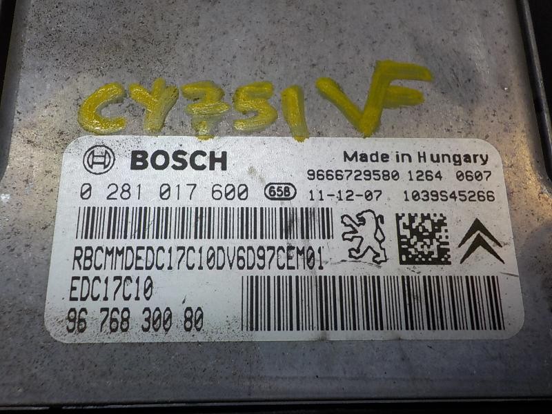 Recambio de centralita motor uce para peugeot partner kombi 1.6 16v e-hdi fap referencia OEM IAM   