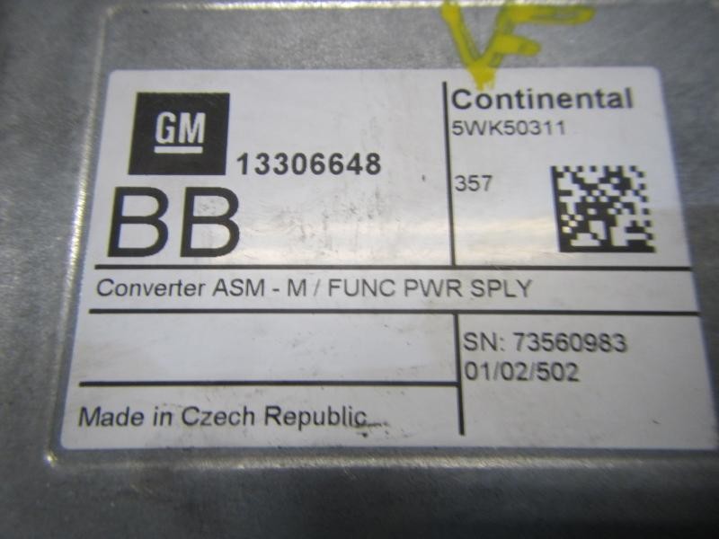 Recambio de modulo electronico para opel mokka x selective start/stop referencia OEM IAM 13306648 13306648 