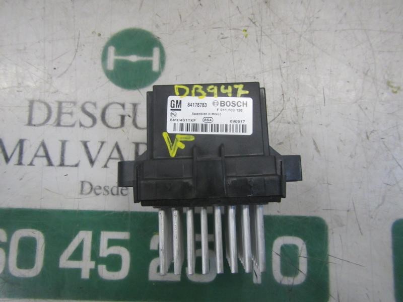 Recambio de resistencia calefaccion para opel mokka x selective start/stop referencia OEM IAM 13503201 84178783 011500138