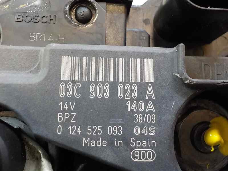 Recambio de alternador para volkswagen golf vi (5k1) 1.4 16v tsi referencia OEM IAM   