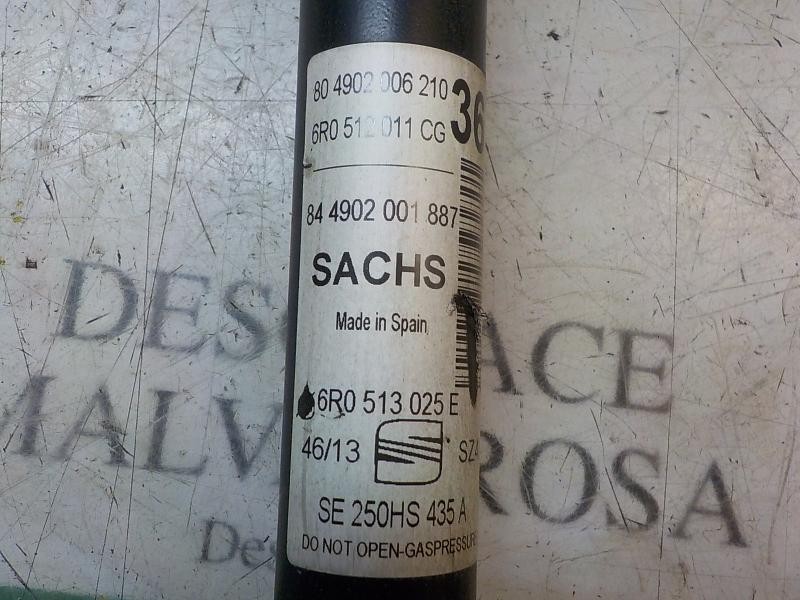 Recambio de amortiguador trasero izquierdo para seat ibiza (6j5) reference tech referencia OEM IAM 6R0513025E 6R0513025E 