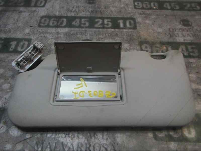 Recambio de parasol izquierdo para ford fiesta (cb1) trend referencia OEM IAM 1702310  