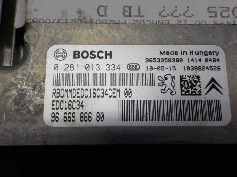 Recambio de centralita motor uce para peugeot 3008 confort referencia OEM IAM 1610170080 9666986680 0281013334