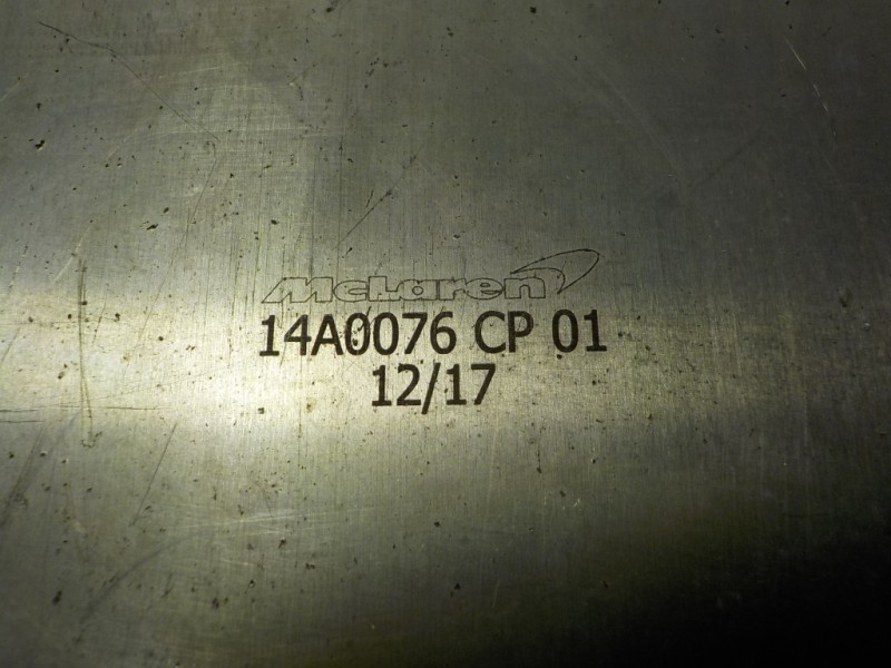 Recambio de cubrecarter para mclaren 570s spider p13 referencia OEM IAM  14A0076CP01 