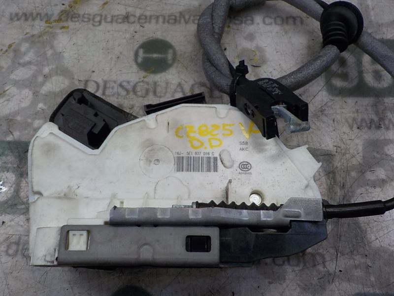 Recambio de cerradura puerta delantera derecha para skoda spaceback (5h) 1.6 tdi dpf referencia OEM IAM 5E1837016A  