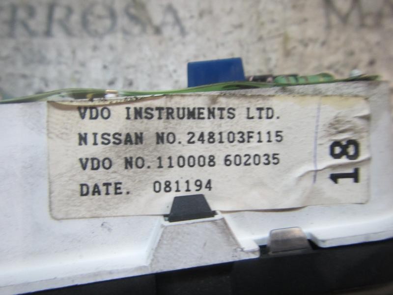 Recambio de cuadro instrumentos para nissan primera berl./familiar (p10/w10) 1.6 16v cat referencia OEM IAM   