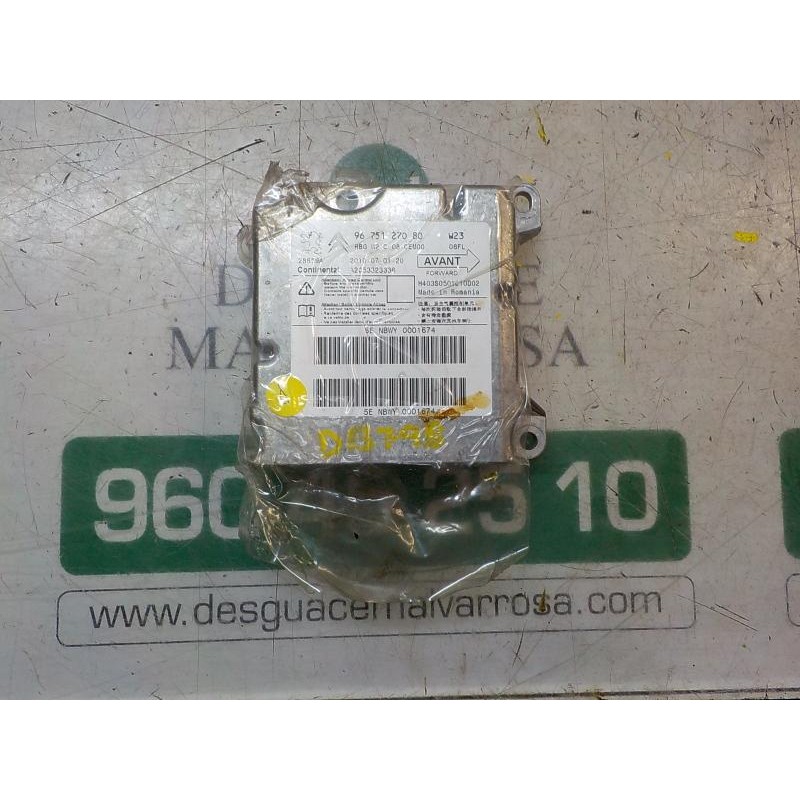 Recambio de centralita airbag para peugeot 508 2.0 16v hdi fap referencia OEM IAM 6546CN 9675127080 A2C53323336