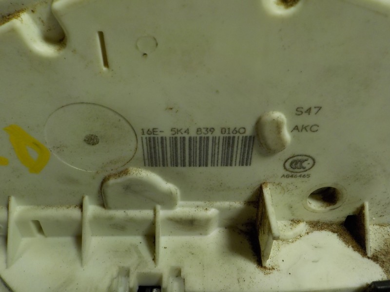 Recambio de cerradura puerta trasera derecha para seat leon (5f1) 2.0 tdi referencia OEM IAM  5K4839016Q 