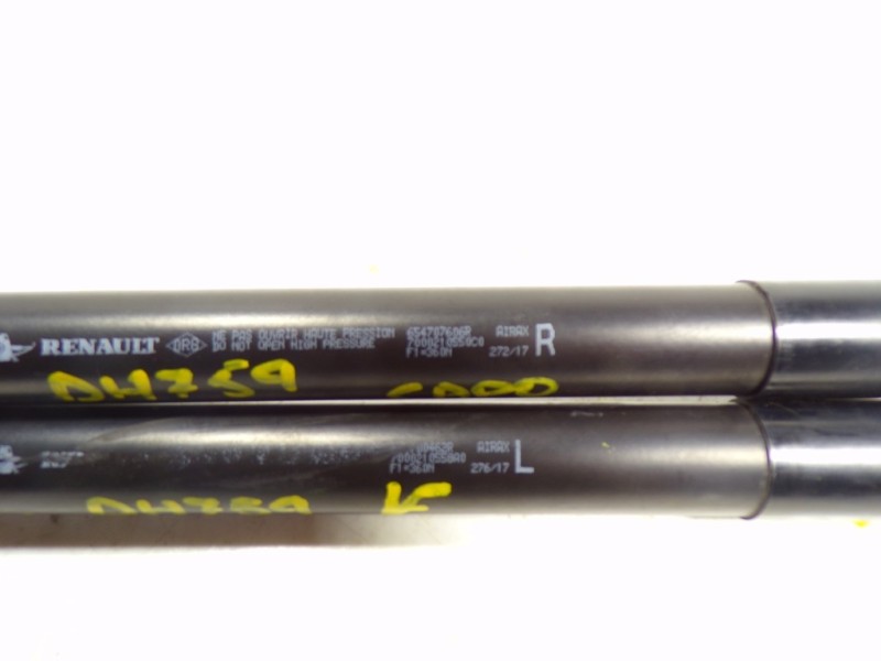 Recambio de amortiguador capot para renault megane iv berlina 5p 1.5 dci diesel fap energy referencia OEM IAM 654707606R 6547076