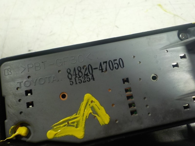 Recambio de mando elevalunas delantero izquierdo para toyota prius (nhw20) 1.5 cat referencia OEM IAM 8482047050 8482047050 