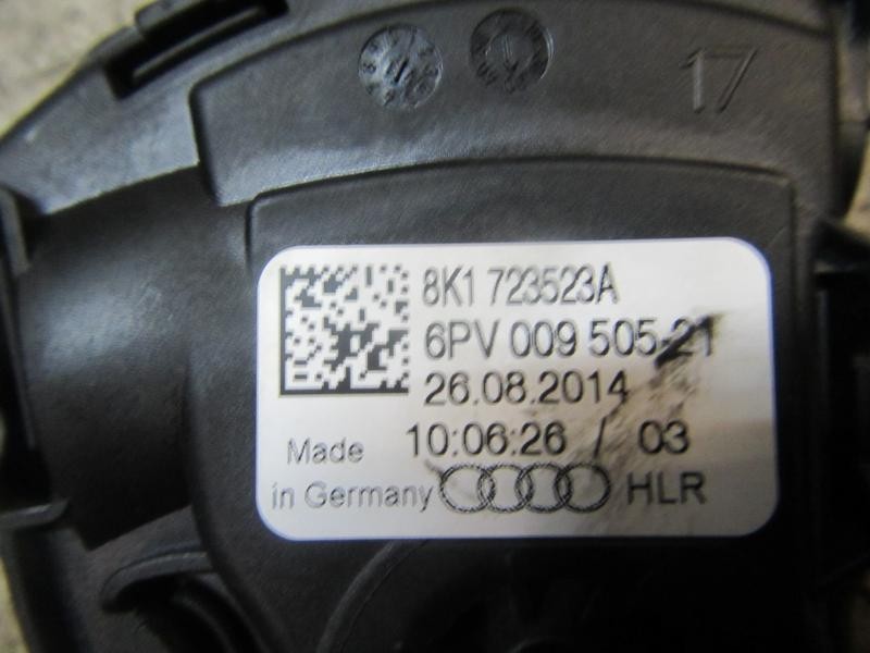Recambio de potenciometro pedal para audi a5 coupe (8t) 2.0 tdi (140kw) referencia OEM IAM 8K1723523A 8K1723523A 