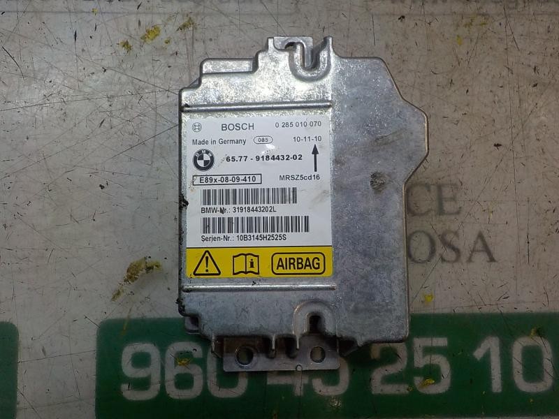 Recambio de centralita airbag para bmw serie 1 berlina (e81/e87) 118d referencia OEM IAM 65779184432 918443202 0285010070