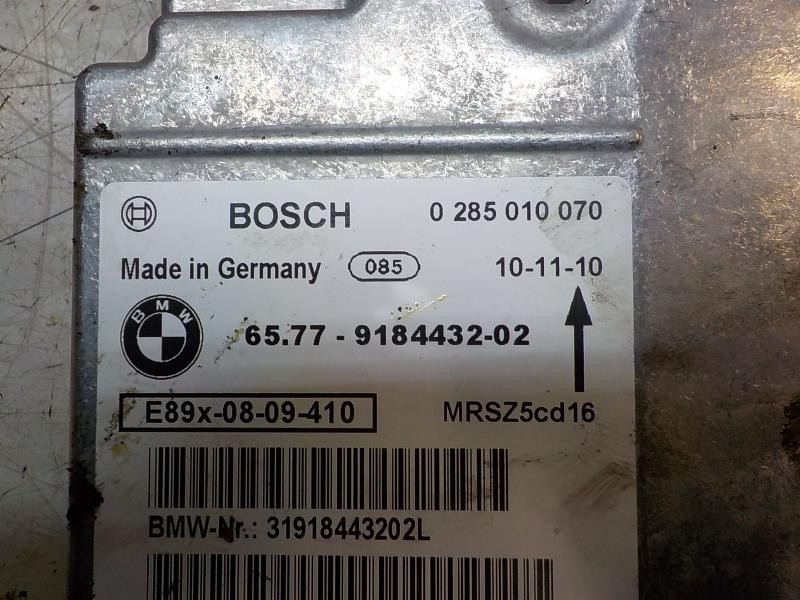 Recambio de centralita airbag para bmw serie 1 berlina (e81/e87) 118d referencia OEM IAM 65779184432 918443202 0285010070