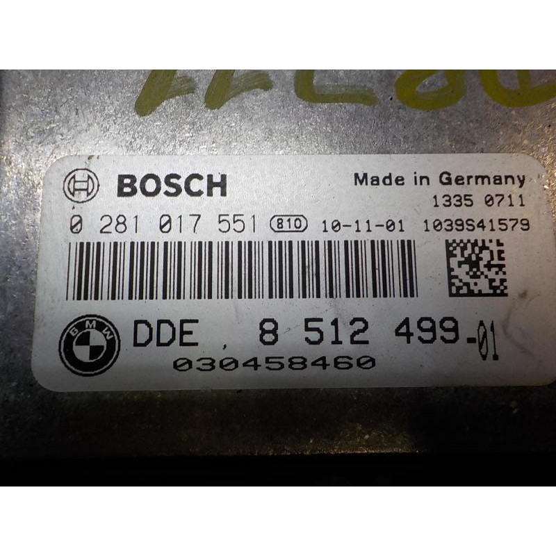 Recambio de centralita motor uce para bmw serie 1 berlina (e81/e87) 118d referencia OEM IAM 13618577664 028101755 028101755