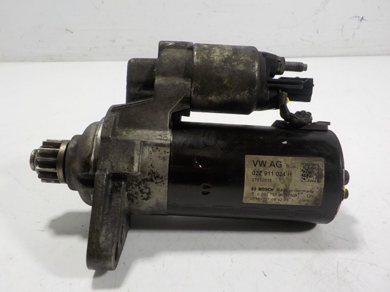 Recambio de motor arranque para seat altea xl (5p5) 1.6 tdi referencia OEM IAM 02Z911024H 02Z911024H 