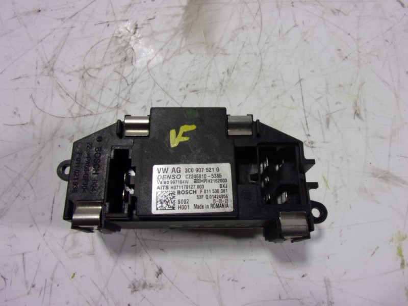Recambio de resistencia calefaccion para seat alhambra (711) 2.0 tdi referencia OEM IAM 1K1820015P 3C0907521G CZ2468105385
