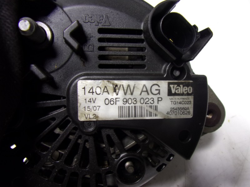 Recambio de alternador para volkswagen golf v berlina (1k1) r32 referencia OEM IAM 06F903023P 06F903023P 