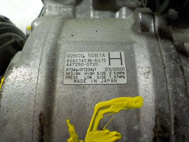 Recambio de compresor aire acondicionado para infiniti qx30 2.2 diesel cat referencia OEM IAM  4472500720 