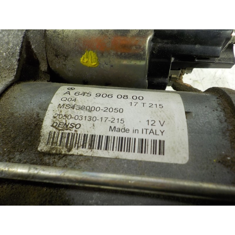 Recambio de motor arranque para mercedes-benz clase a (w176) 2.1 cdi cat referencia OEM IAM  A6459060800 