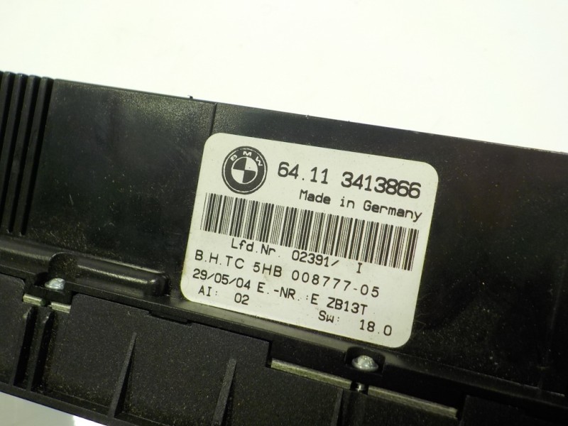 Recambio de mando climatizador para bmw x3 (e83) 3.0 24v cat referencia OEM IAM 64113443981 64113413866 