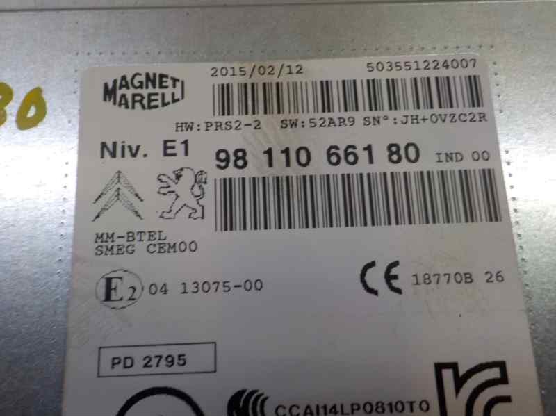 Recambio de sistema audio / radio cd para peugeot 208 active referencia OEM IAM   