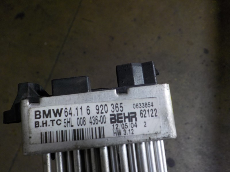 Recambio de resistencia calefaccion para bmw x3 (e83) 3.0 24v cat referencia OEM IAM 64116923204 64116920365 5HL008436