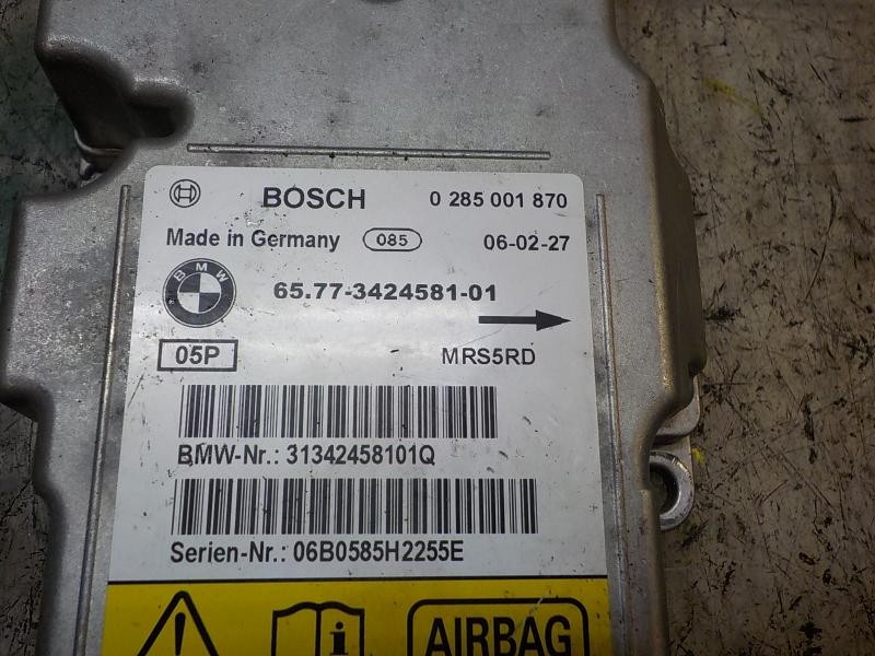 Recambio de centralita airbag para bmw x3 (e83) 2.0 16v diesel cat referencia OEM IAM 65773424581 6577342458101 0285001870