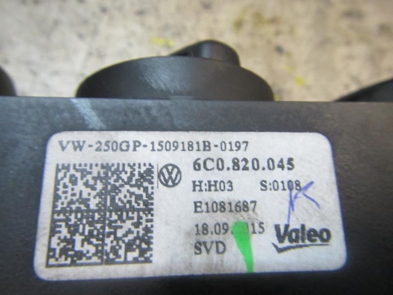 Recambio de mando calefaccion / aire acondicionado para volkswagen polo (6c1) 1.4 tdi referencia OEM IAM 6C0820045 6C0820045 