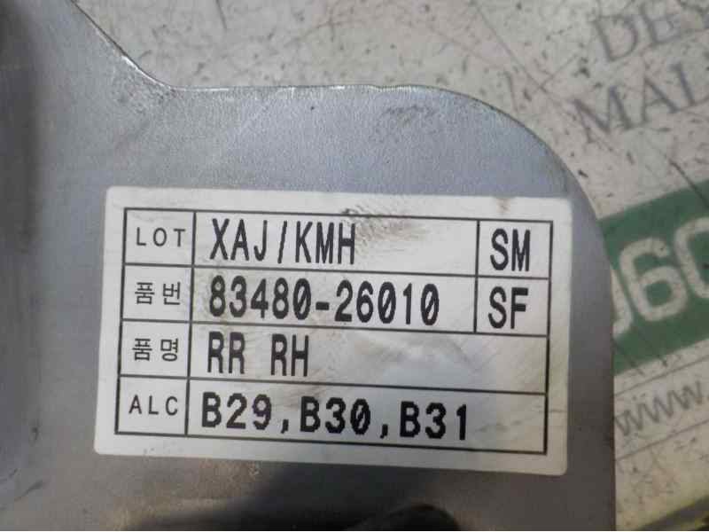 Recambio de elevalunas trasero derecho para hyundai santa fe (sm) 2.0 crdi cat referencia OEM IAM   