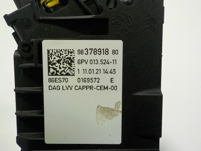 Recambio de potenciometro pedal para peugeot 208 (p2) 1.2 puretech referencia OEM IAM 9837891880 9837891880 6PV01352411