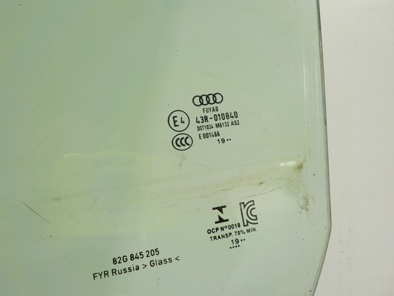 Recambio de cristal puerta trasero izquierdo para audi a1 sportback (gba) 1.0 tfsi referencia OEM IAM 82G845205  