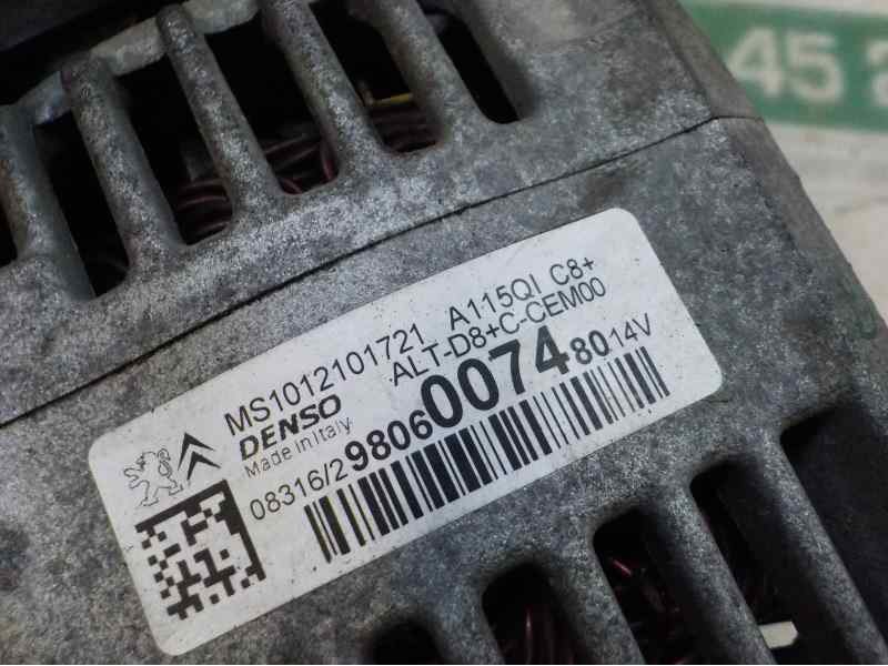 Recambio de alternador para citroën c-elysée 1.2 12v vti referencia OEM IAM 9806007480  