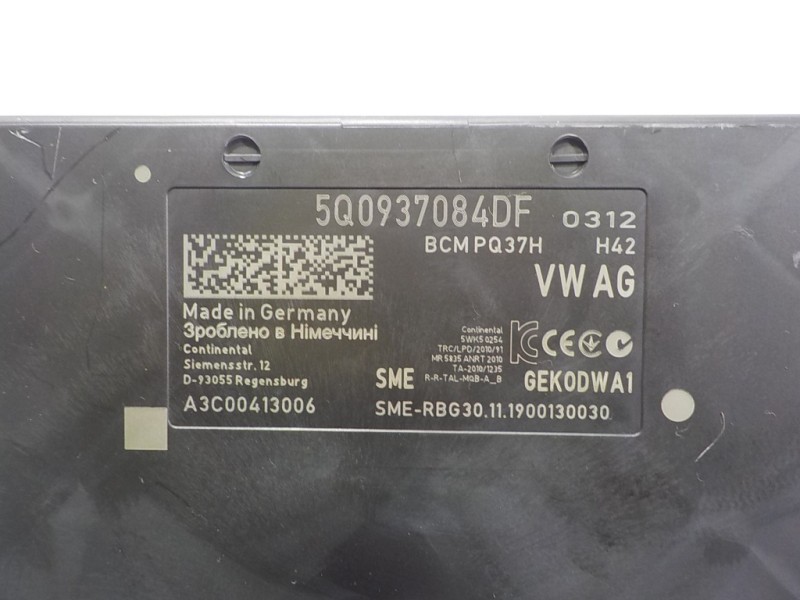 Recambio de modulo electronico para audi a1 sportback (gba) 1.0 tfsi referencia OEM IAM 5Q0937084DF 5Q0937084DF 